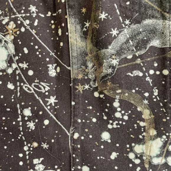 Roberto Cavalli Black Starry Print Skirt - Picture 6 of 9